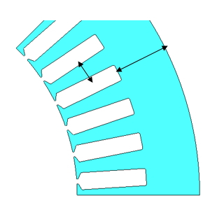 図6-1 スロット形状の変更寸法