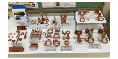 Various heating coils created with 3D printers