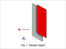 Fig. 1. Design region