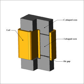 Core Material Optimization for a DC Reactor