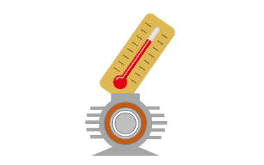 Coil temperature determines the life of the motor pump!