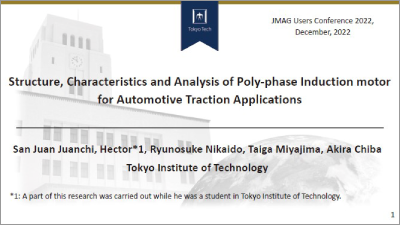 Structure, Characteristics and Analysis of Poly-Phase Induction Motor for Automotive Traction Applications