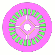 Brushless motor (IPM)