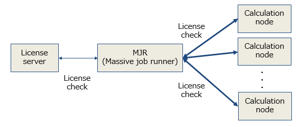 License server environment and guaranteed number of concurrent executions