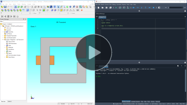 Controlling JMAG using an external script development environment