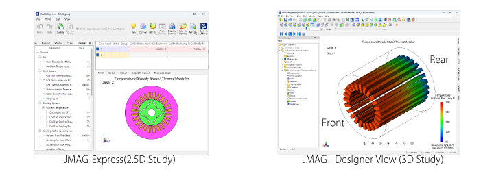Temperature distribution evaluation starting from JMAG-Express