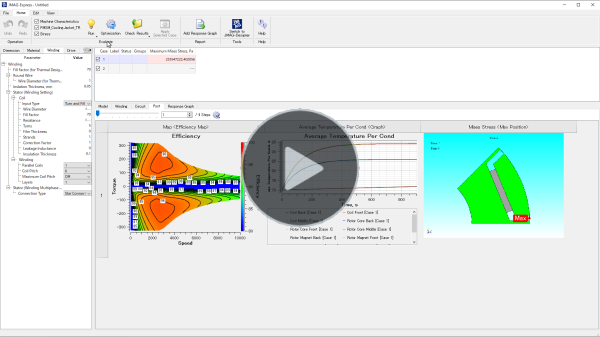 Multifaceted evaluation of motors using JMAG-Express