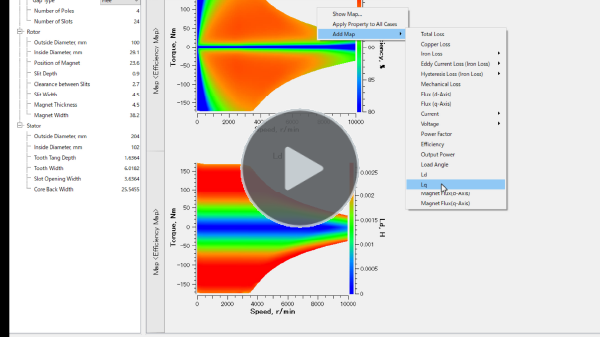 Simultaneous Evaluation of Multiple Maps with JMAG-Express