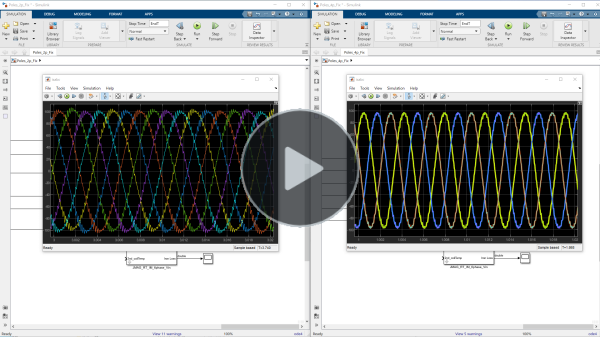 Control simulation of 6-phase induction motors using JMAG-RT