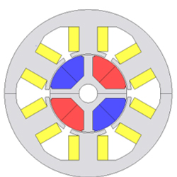 (a) PM motor exterior