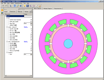 Fig. 1 Motor geometry iron machinery _φ50 (bottom)