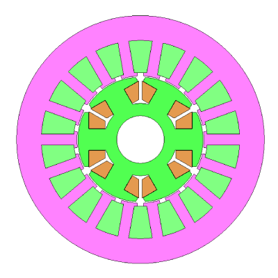 Geometry display on JMAG-Express 