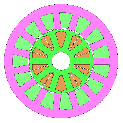 Geometry display on JMAG-Express 