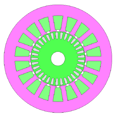 Geometry display on JMAG-Express 