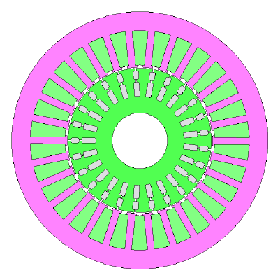 Geometry display on JMAG-Express 