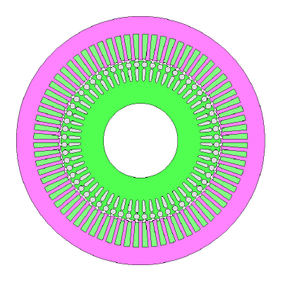 Geometry display on JMAG-Express 