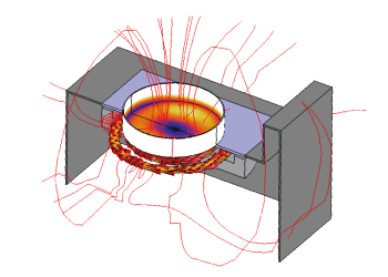 Uniform heating for induction cooking system