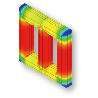 Coupled magnetic field and thermal analysis