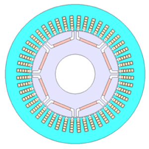 Fig. 1 Motor geometry