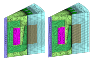 Fig. 2 Mesh used for an analysis