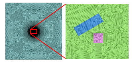 Fig. 2  Mesh diagram (number of elements: 51,472)