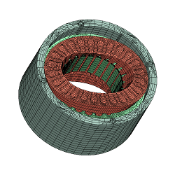 2nd mode shape of stator