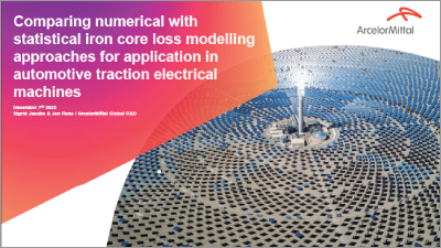 Comparing Numerical with Statistical Iron Core Loss Modelling Approaches for Application in Automotive Traction Electrical Machines