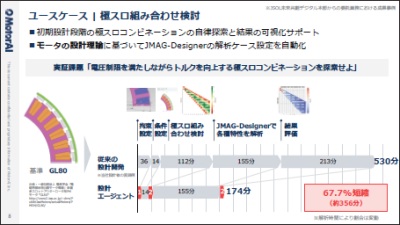 JMAG-DesignerとAIエージェント連携による自律的モータ設計システムとユーザー事例のご紹介