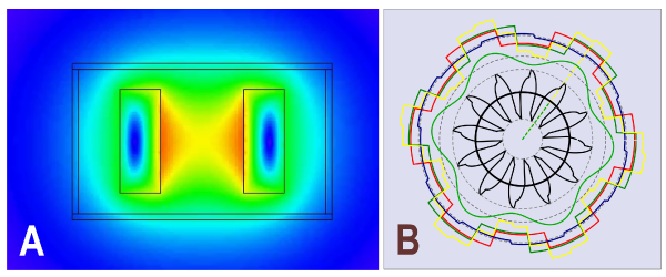 Fig. 1 Animations — snapshots from (A) Video 44 and (B) Videos 46 ‐ 48