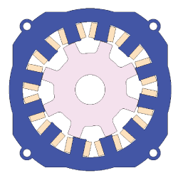 図37　SRモータのモデル