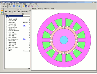 図1　モータ形状　初期設計案_φ40