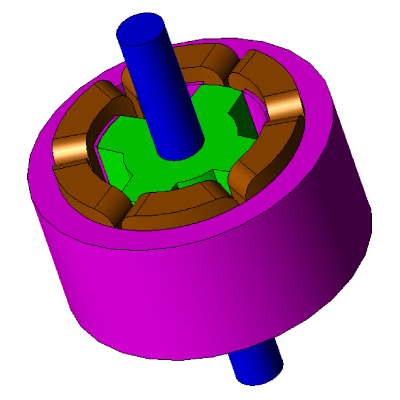 JMAG-Designerによる形状表示